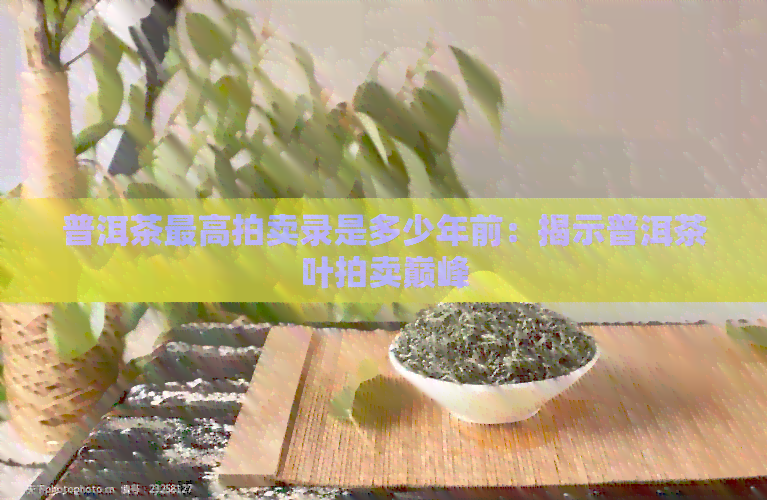 普洱茶更高拍卖录是多少年前：揭示普洱茶叶拍卖巅峰