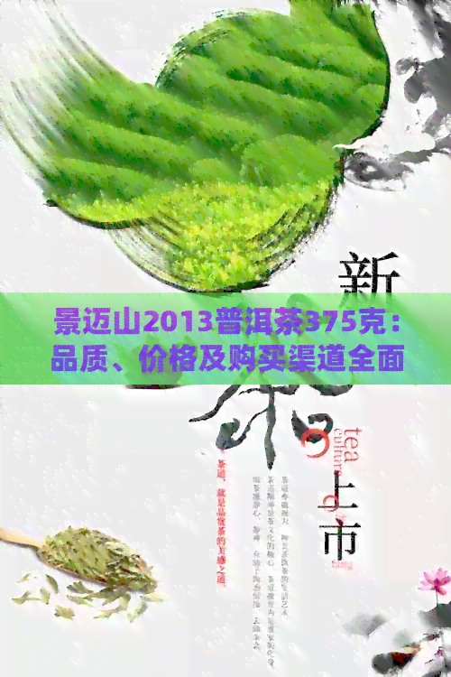 景迈山2013普洱茶375克：品质、价格及购买渠道全面解析