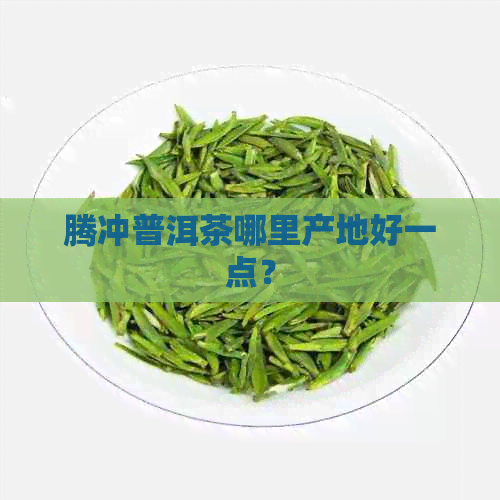 腾冲普洱茶哪里产地好一点？