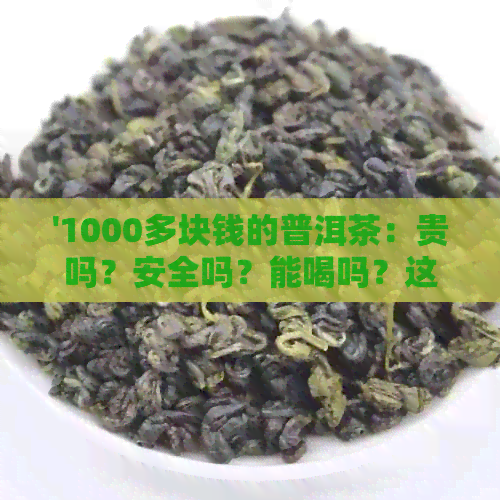 '1000多块钱的普洱茶：贵吗？安全吗？能喝吗？这是什么档次？'