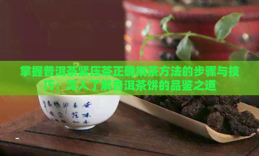 掌握普洱茶紧压茶正确撬茶方法的步骤与技巧：深入了解普洱茶饼的品鉴之道