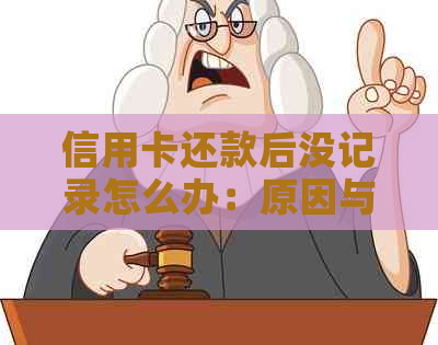 信用卡还款后没记录怎么办：原因与解决办法