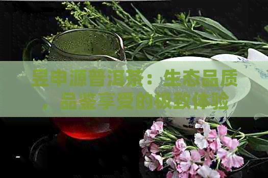 昱申源普洱茶：生态品质，品鉴享受的极致体验