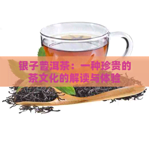 银子普洱茶：一种珍贵的茶文化的解读与体验