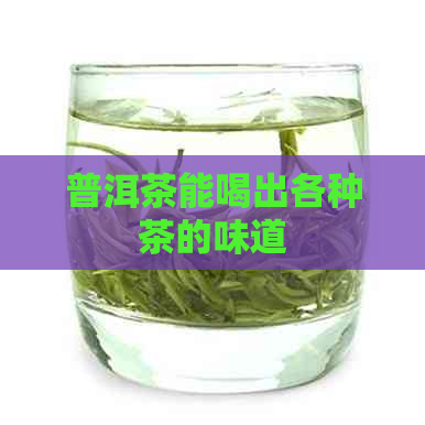 普洱茶能喝出各种茶的味道