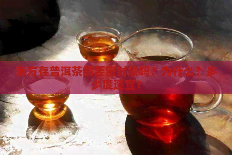 南方存普洱茶需要密封袋吗？为什么？多少度适宜？