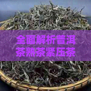 全面解析普洱茶熟茶紧压茶的功效与作用：为何备受推崇？