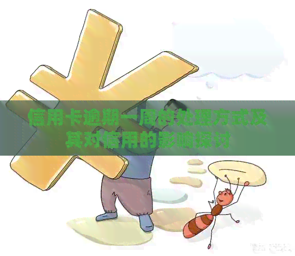 信用卡逾期一周的处理方式及其对信用的影响探讨