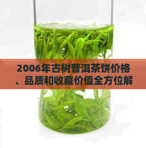 2006年古树普洱茶饼价格、品质和收藏价值全方位解析