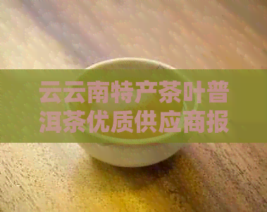 云云南特产茶叶普洱茶优质供应商报价，批发促销活动进行中