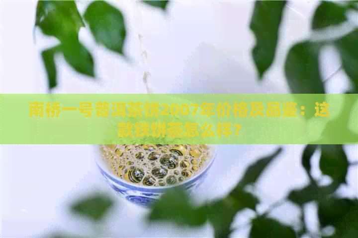 南桥一号普洱茶饼2007年价格及品鉴：这款铁饼茶怎么样？