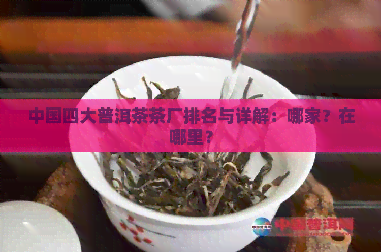 中国四大普洱茶茶厂排名与详解：哪家？在哪里？