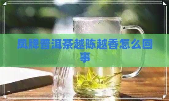 凤牌普洱茶越陈越香怎么回事