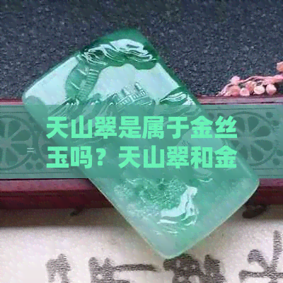 天山翠是属于金丝玉吗？天山翠和金丝玉有何区别？天山翠金丝玉手镯怎么样？