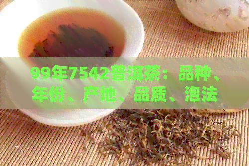 99年7542普洱茶：品种、年份、产地、品质、泡法等全方位解析与品鉴指南