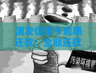 浦发信用卡逾期还款：全额还款与更低还款额的差异及应对策略