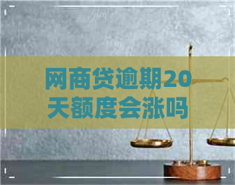 网商贷逾期20天额度会涨吗