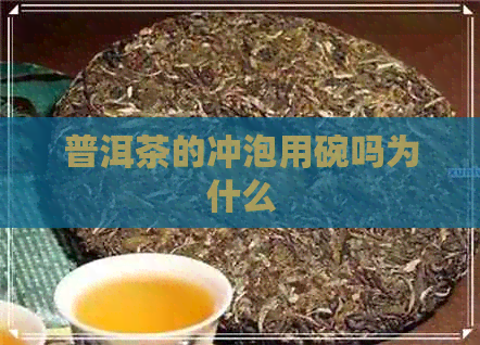 普洱茶的冲泡用碗吗为什么