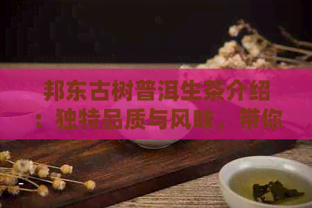 邦东古树普洱生茶介绍：独特品质与风味，带你领略古树茶魅力！