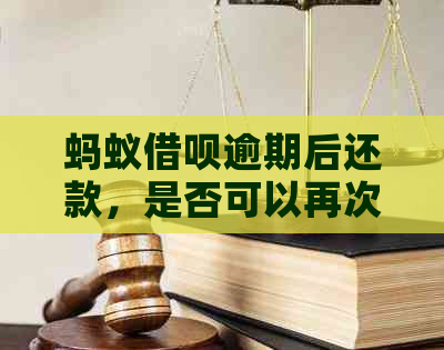 蚂蚁借呗逾期后还款，是否可以再次借款以及相关影响解析