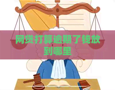 网贷打算逾期了钱放到哪里