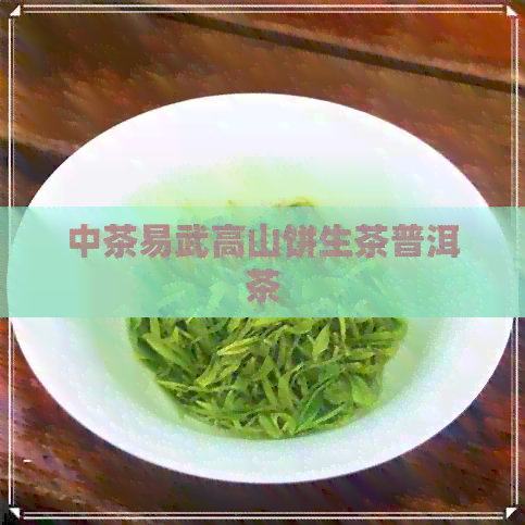 中茶易武高山饼生茶普洱茶