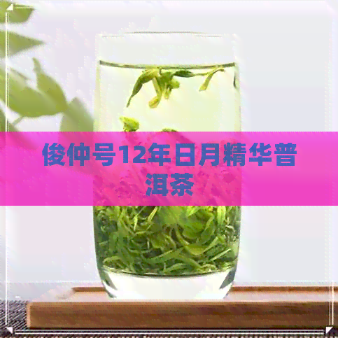 俊仲号12年日月精华普洱茶