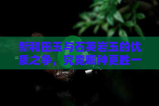 新和田玉与石英岩玉的优质之争，究竟哪种更胜一筹？