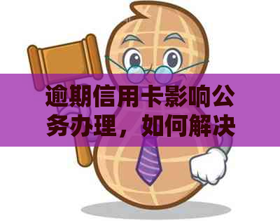 逾期信用卡影响公务办理，如何解决？