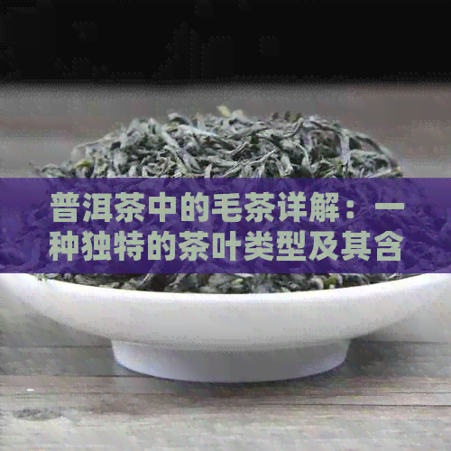 普洱茶中的毛茶详解：一种独特的茶叶类型及其含义