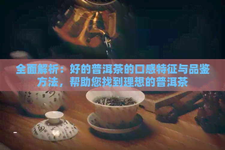 全面解析：好的普洱茶的口感特征与品鉴方法，帮助您找到理想的普洱茶