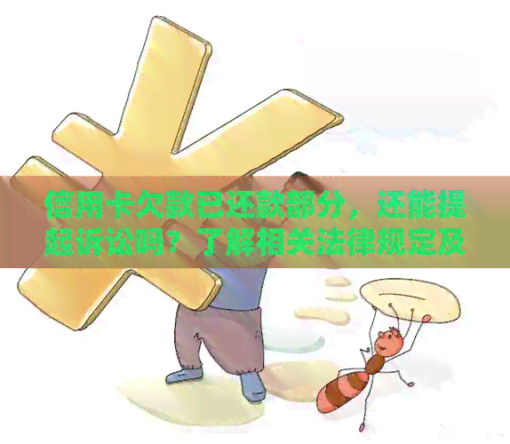 信用卡欠款已还款部分，还能提起诉讼吗？了解相关法律规定及解决方法