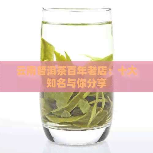 云南普洱茶百年老店：十大知名与你分享