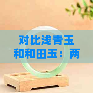 对比浅青玉和和田玉：两种宝石的优缺点分析，帮助您做出明智选择