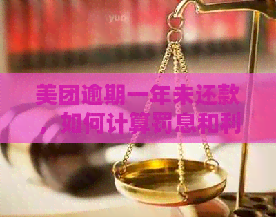 美团逾期一年未还款，如何计算罚息和利息并进行还款？