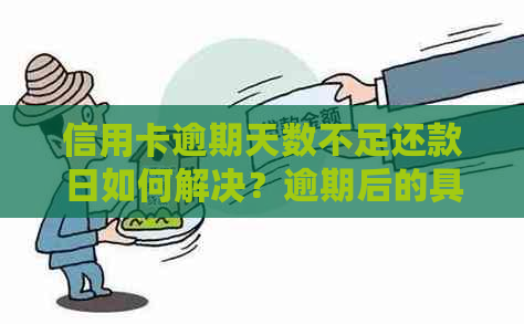 信用卡逾期天数不足还款日如何解决？逾期后的具体处理方法和应对策略