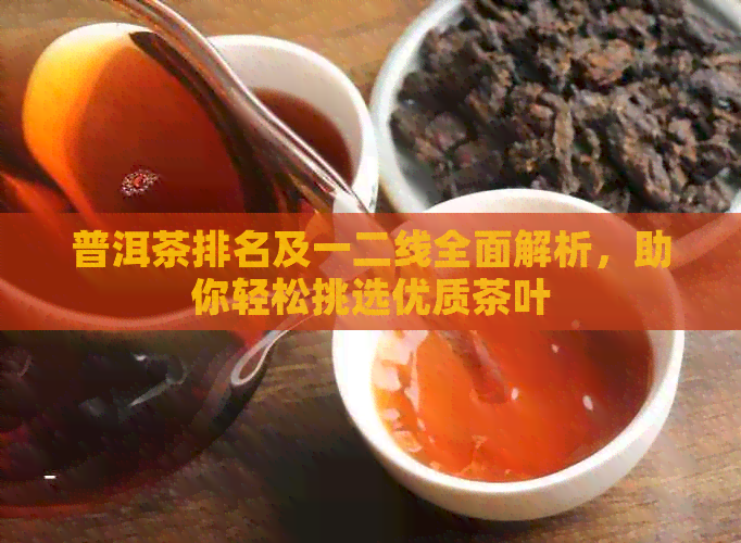 普洱茶排名及一二线全面解析，助你轻松挑选优质茶叶