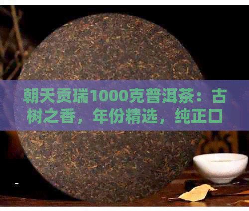 朝天贡瑞1000克普洱茶：古树之香，年份精选，纯正口感