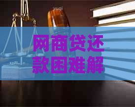 网商贷还款困难解决方法：如何进入还款页面？