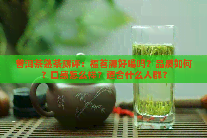 普洱茶熟茶测评：福茗源好喝吗？品质如何？口感怎么样？适合什么人群？