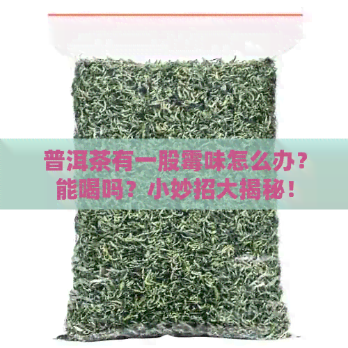 普洱茶有一股霉味怎么办？能喝吗？小妙招大揭秘！