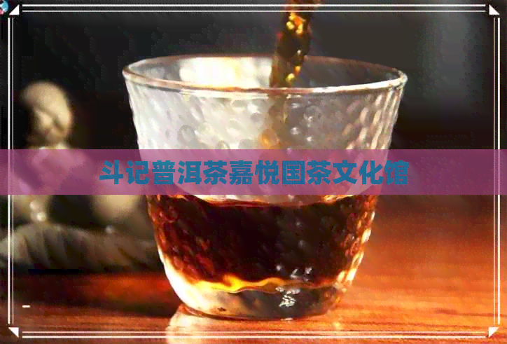 斗记普洱茶嘉悦国茶文化馆