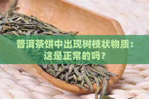 普洱茶饼中出现树枝状物质：这是正常的吗？