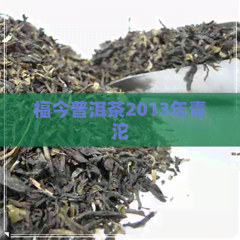 福今普洱茶2013年青沱