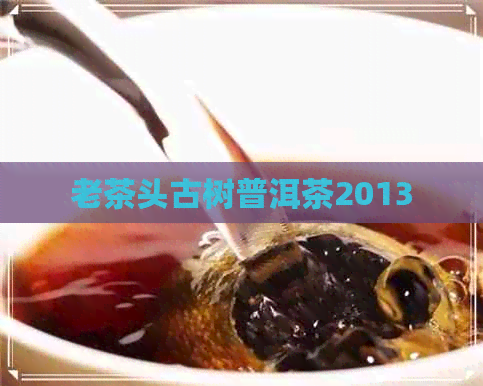 老茶头古树普洱茶2013