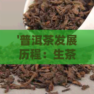 '普洱茶发展历程：生茶还是熟茶先行？'