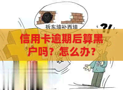 信用卡逾期后算黑户吗？怎么办？