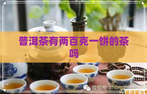 普洱茶有两百克一饼的茶吗