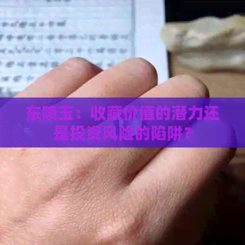 东陵玉：收藏价值的潜力还是投资风险的陷阱？