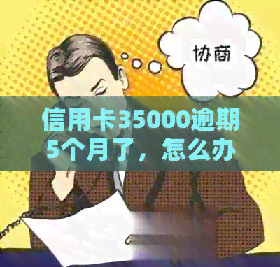 信用卡35000逾期5个月了，怎么办？